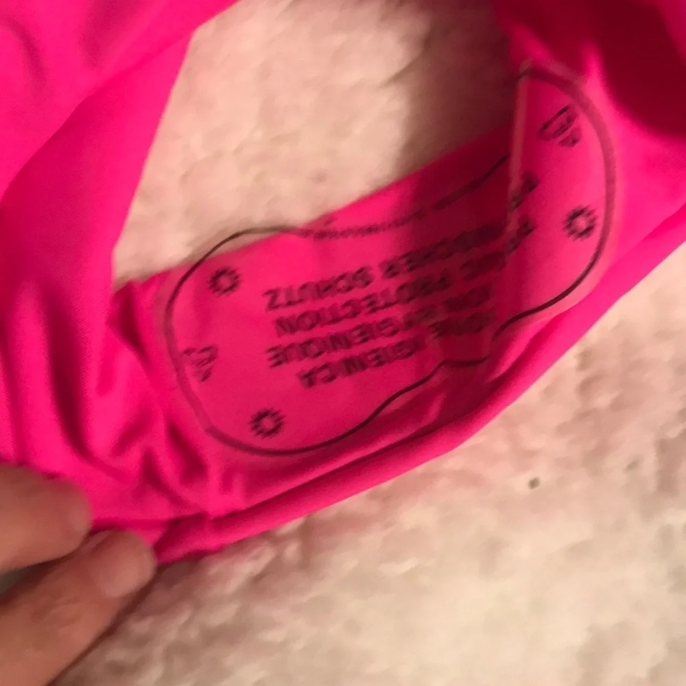 NWOT pink bikini bottom XL